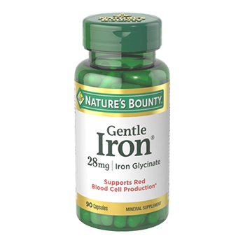 Nature's Bounty Gentle Iron 28mg (90)